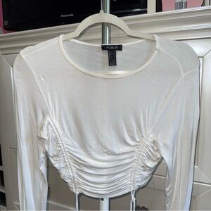 White Long Sleeve Women's Top